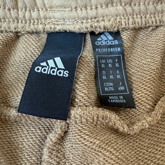 Adidas Men's 3S Tape Short Multi Sport Cardboard / Halo Amber SizeXL - Picture 2 of 6